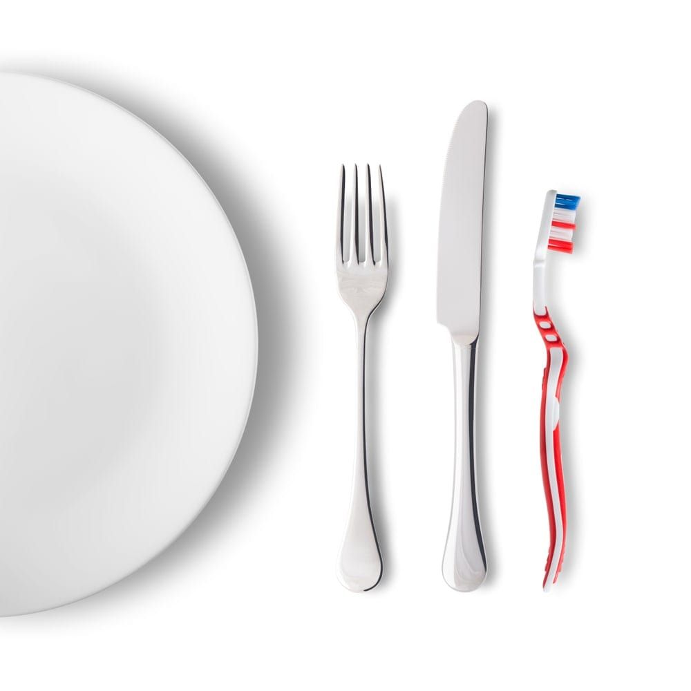 toothbrush table setting